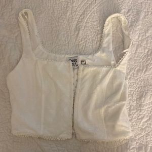 Princess Polly White Corset Top